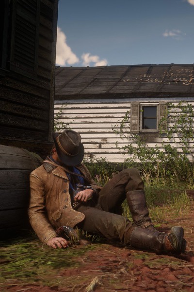 A gunslinger lost in time.