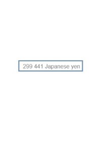 299 441 Yen
