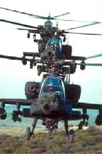 The life of an Apache Attack Helicopter in another world